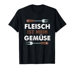 Fleisch ist mein Gemüse T-Shirt von NextLevel Merch