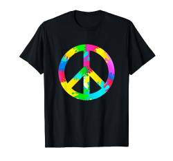 Flower Power Peace Hippie Love 60er 70er Jahre Kostüm Retro T-Shirt von NextLevel Merch