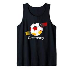 Germany Football Deutschland Fußball Tank Top von NextLevel Merch