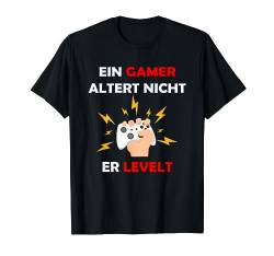 Konsolen Zocker Design Geschenkidee für Konsole Spieler T-Shirt von NextLevel Merch