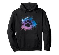 Pfotenabdruck Geschenkidee für Hundebesitzer Pullover Hoodie von NextLevel Merch