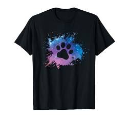 Pfotenabdruck Geschenkidee für Hundebesitzer T-Shirt von NextLevel Merch