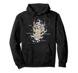 Sternzeichen Widder Pullover Hoodie von NextLevel Merch