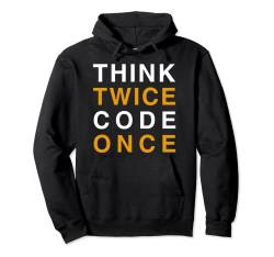 Think twice code once Pullover Hoodie von NextLevel Merch