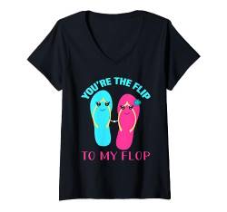 You are the flip to my flop T-Shirt mit V-Ausschnitt von NextLevel Merch