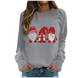 Nhainel Weihnachts Pullover Damen Weihnachts Pullis Weihnachtspulli Weihnachtspullover Langarmshirt Teenager Mädchen Merry Christmas Oberteile FüR Frauen Weihnachtspullover FüR Damen von Nhainel