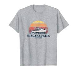 Niagara Falls NY Vintage Bootfahren 70er Jahre Retro Boot T-Shirt von Niagara Falls New York Boat T-Shirts & Tees