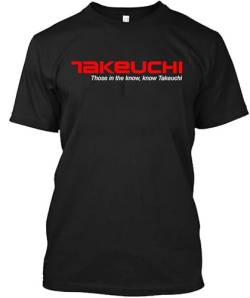 NWT Takeuchi Excavators Heavy Construction Equipment Logo T-Shirt Size S-4XL Black 3XL von Niamh