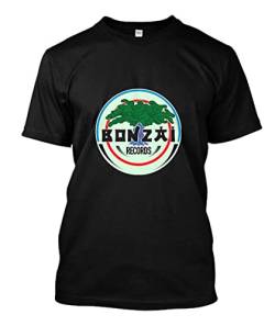 New 6799-Bonzai Records T-Shirt Size S-4XL Black XL von Niamh