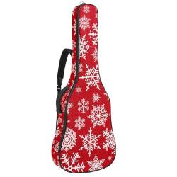 Niaocpwy Gitarren-Gigbag 1 cm dicke Polsterung, wasserdichte Gitarrentasche für E-Bass, Konzertgitarre, Mehrfarbig 03, 42.9x16.9x4.7 in, Taschen-Organizer von Niaocpwy