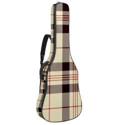 Niaocpwy Gitarren-Gigbag 1 cm dicke Polsterung, wasserdichte Gitarrentasche für E-Bass, Konzertgitarre, Mehrfarbig 04, 42.9x16.9x4.7 in, Taschen-Organizer von Niaocpwy