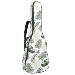 Niaocpwy Tasche für Akustikgitarre, wasserdicht, mit verstellbarem Schultergurt und Taschen, lustiges Affenmotiv, Mehrfarbig 04, 42.9x16.9x4.7 in, Taschen-Organizer von Niaocpwy