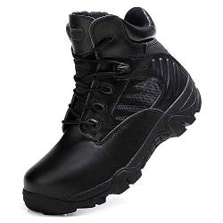 Niber Stiefel Herren Mid Taktisch Kampfstiefel Outdoor Militär Security Schuhe Männer Alles Gelände Stiefel zum Wandern Jagen Arbeiten Armee Airsoft Combat von Niber