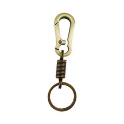 Nicfaky Schlüsselanhänger Geldbörse Schlitz Ring Ton Karabinerverschluss Anhänger, metall von Nicfaky