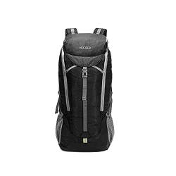 65L Leichter Wanderrucksack Faltbare Multifunktions-Reisetasche Wasserdicht Lässiger Camping Rucksack für Männer Frauen Outdoor Sport Berg von Nicgid