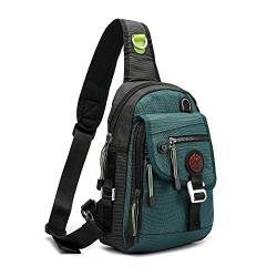 Sling Bag Brust Schulter Rucksack Umhängetaschen für iPad Tablet Outdoor Wandern Herren Damen von Nicgid