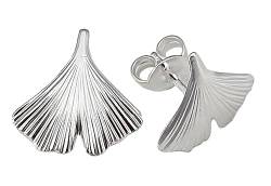 Ohrringe Ginkoblatt Ginkgo Silber 925 Ginkgoblatt Ginko Ohrstecker Stecker von Nicht Zutreffend