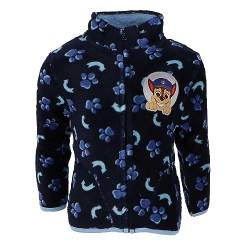 Kinder Fleece Jacke Stehkragen Kuscheljacke mit Motiven im Stil von Paw Patrol Frozen Peppa Pig Hoodie mit Reissverschluss Sweatshirt Jungen Mädchen warm Geschenk Paw 98cm von Nickelodeon