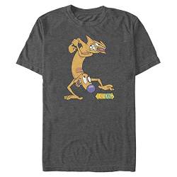 Nickelodeon Herren Catdog T-Shirt, Charcoal Heather, 3XL von Nickelodeon