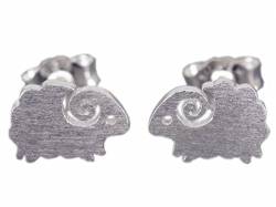 NicoWerk Silber Ohrstecker Schaf Tier Damen 925 Ohrringe Stecker Ohrschmuck Geschenk SOS150 von NicoWerk