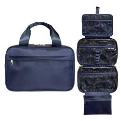 Nicole Miller New York Kosmetiktaschen, Solid Navy von Nicole Miller New York