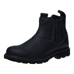 Nidddiv Herren Stiefel, Kunstleder Winterschuhe für Arbeit, Reisen, Business, Freizeitschuhe Clasic Boot Winter Herren Smart Business Arbeit Büro Stiefeletten Reißverschluss Kleid Schuhe Warme Snoe von Nidddiv