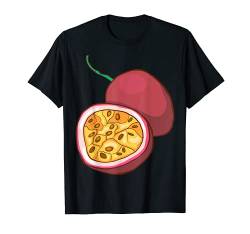 Passionsfrucht Maracuja Obst Früchte Vegan Veganer T-Shirt von Niedliche Food Nahrungsmittel Lebensmittel Designs