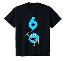 Kinder 6 Geburtstag Monster Geschenk 6 Jahrefür Jungen T-Shirt von Niedliche Kinder Geburtstag Tiere Geschenk