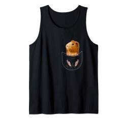 Meerschwein in Brusttasche Kinder Geschenk Meerschweinchen Tank Top von Niedliche Meerschwein Kleidung