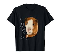 Meerschwein von der Seite Kleidung Geschenk Meerschweinchen T-Shirt von Niedliche Meerschwein Kleidung