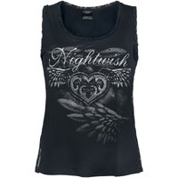 Nightwish - Gothic Tank-Top - Stone Angel - S bis XXL - für Damen - Größe L - schwarz  - EMP exklusives Merchandise! von Nightwish