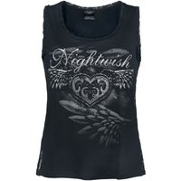 Nightwish - Gothic Tank-Top - Stone Angel - S bis XXL - für Damen - Größe M - schwarz  - EMP exklusives Merchandise! von Nightwish