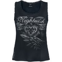 Nightwish - Gothic Tank-Top - Stone Angel - S bis XXL - für Damen - Größe S - schwarz  - EMP exklusives Merchandise! von Nightwish