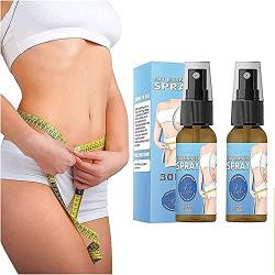 30ML Anti Cellulite Fat Loss Spray, Fit Plus Skin Tightening Spray, Effective Removal Fat Burner Weight Loss for Thighs, Legs, Abdomen, Arms, Body Slimming Spray for Women and Men (2Pcs) von Nihexo