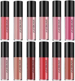 Nihexo 12 Color Cream Texture Waterproof Lipstick, Lip Lust Creme Lipgloss Liquid Lipstick for Women (7#) von Nihexo