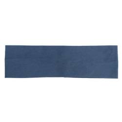 Breites Haarband für Damen, einfarbig, flach, für Mädchen, Sommer, elastisch, Marineblau von Niiyyjj