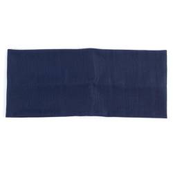 Elastisches, flaches Damen-Stirnband, Sommermode, weich, einfarbig, Stretch-Turban, Haarschmuck, Marineblau von Niiyyjj