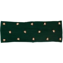 Niiyyjj Elastisches Haarband für Damen, mit Perlen, modisch, gerippt, weich, gestrickt, Kopfbedeckung, wärmer, Haarband, Bandanas von Niiyyjj