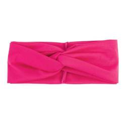 Niiyyjj Elastisches Patchwork-Turban-Stirnband für Damen, gedrehtes Stretch-Haarband, modisches Stirnband, Spa, Kopfbedeckung, Rose von Niiyyjj