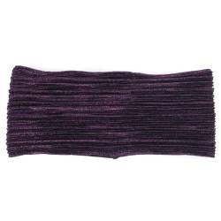 Niiyyjj Magisches, elastisches Haarband für Damen, Sommer, plissiert, metallische Farbe, dehnbar, Violett von Niiyyjj