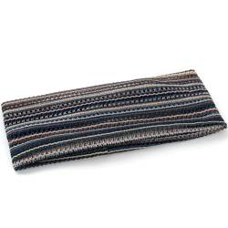 Vintage-Haarband für Damen und Herren, elastisch, Boho-Stil, flach, dunkel von Niiyyjj