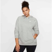 Große Größen: Kapuzensweatshirt, grau meliert, Gr.44/46-52/54 von Nike Sportswear