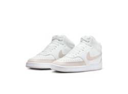 Sneaker NIKE SPORTSWEAR "Court Vision Mid" Gr. 43, weiß Schuhe Sneaker von Nike Sportswear