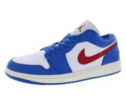 Air Jordan 1 Low Sport Blue Gym Red (Women's) DC0774-416 Size 38 von Nike