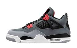 Jordan Air Jordan 4 Retro DH6927 061 Herren-Basketballschuhe, Größe 43, Rot (Infrared) von Nike