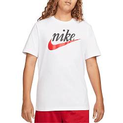 NIKE DZ3279-100 M NSW Tee Futura 2 T-Shirt Herren White Größe M von Nike