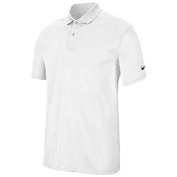 NIKE Herren BV0356-100 Polo-Shirt, Weiß/Schwarz, M von Nike