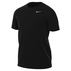NIKE Herren M NK DF Tee RLGD Reset T-Shirt, Black/Matte Silver, M von Nike