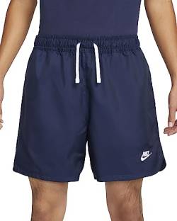 Nike Club Woven Flow Badeshorts Swimshorts Badehosen (as3, Alpha, m, Regular, Regular, Navy/White) von Nike