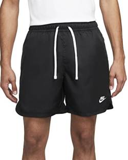 Nike Club Woven Flow Swimshorts Badeshorts (S, Black/White) von Nike